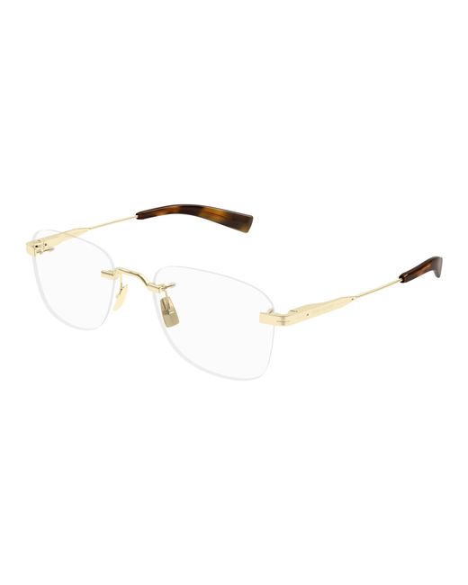 Saint Laurent Black Sl 744 002 Optical Frames Metal Transparent Round