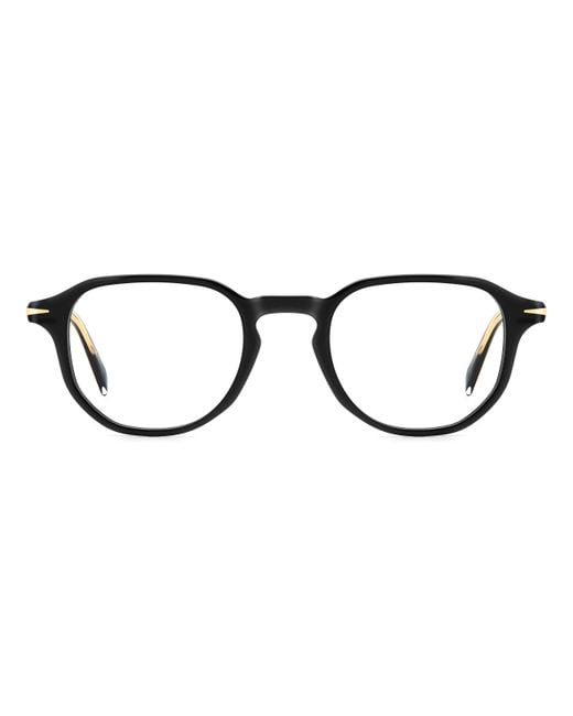 David Beckham Black Db 1140 807 Optical Frames Acetate Geometric for men