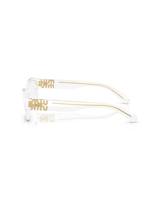 Miu Miu Black Mu 03Wv 15Z1O1 Optical Frames Acetate Geometric Normal