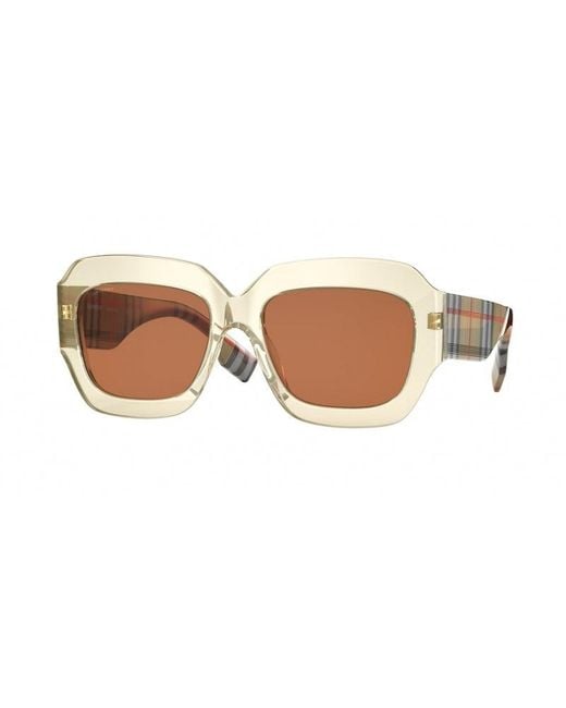 Burberry Yellow Be4334 393173 Sunglasses Plastic Squared
