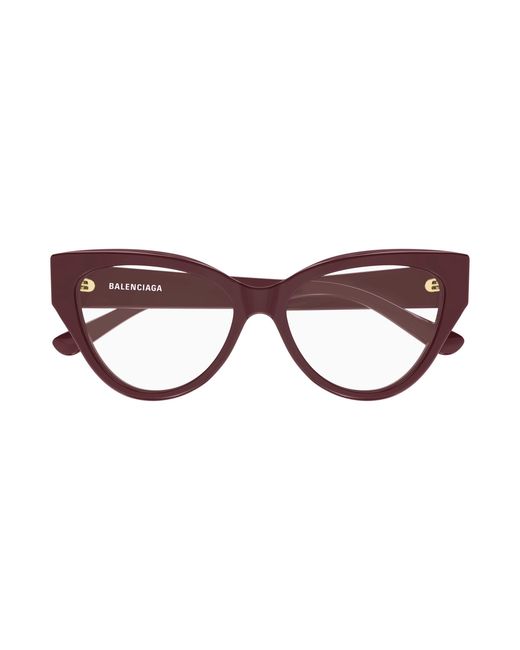 Balenciaga Black Bb0482O 003 Optical Frames Acetate Transparent Cat Eye