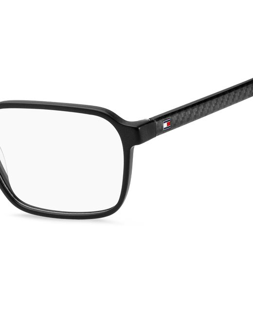 Tommy Hilfiger Black Th 2199 Oit Optical Frames Acetate Squared Normal for men