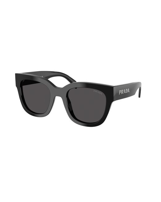 Prada Black Pr C04S 16K08Z Sunglasses Acetate Squared Normal