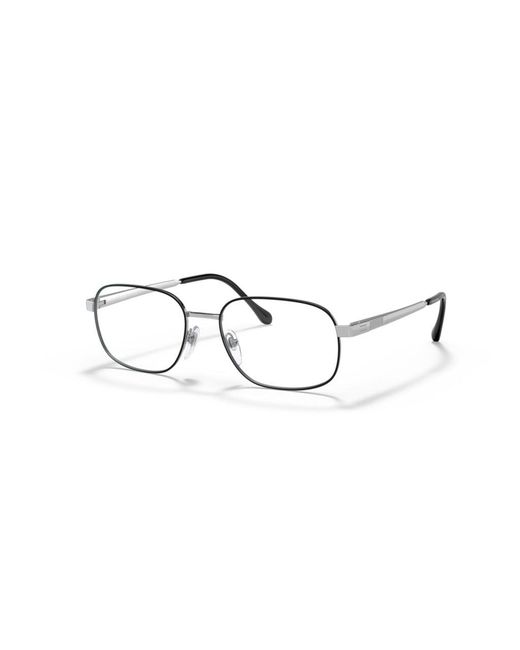 Sferoflex Black Sf2294 526 Optical Frames Metal Squared for men