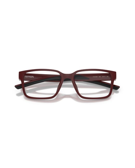 FERRARI SCUDERIA Black Fz8018D 530 Optical Frames Injected Squared Normal for men