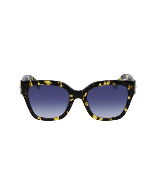 Longchamp Black Lo732S 243 Sunglasses Acetate Squared Normal Normal