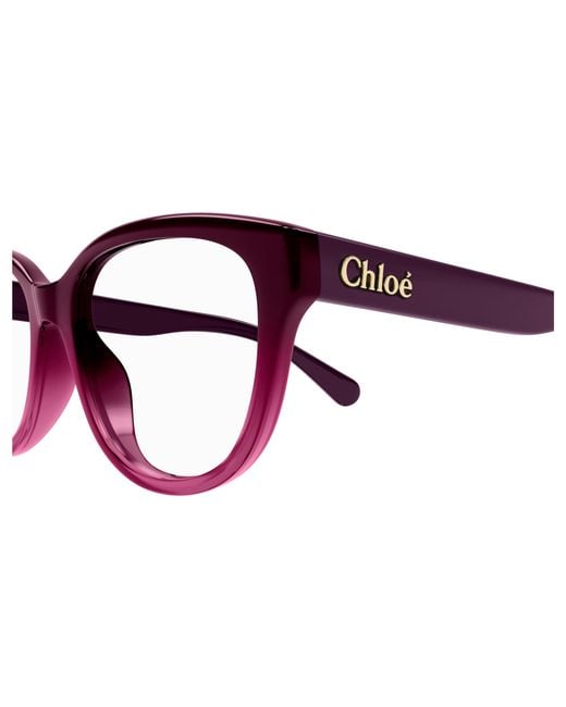 Chloé Black Ch0243O 003 Optical Frames Acetate Transparent Cat Eye