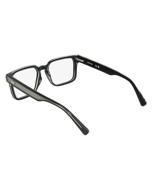 Lacoste Black L4003 318 Optical Frames Acetate Squared Normal