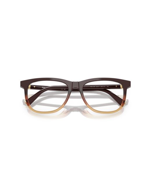 Miu Miu Black Mu 01Wv 24C1O1 Optical Frames Acetate Pantos Normal