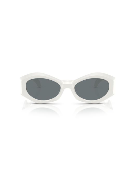 Versace Black Ve4466U 546280 Sunglasses Injected Geometric Normal