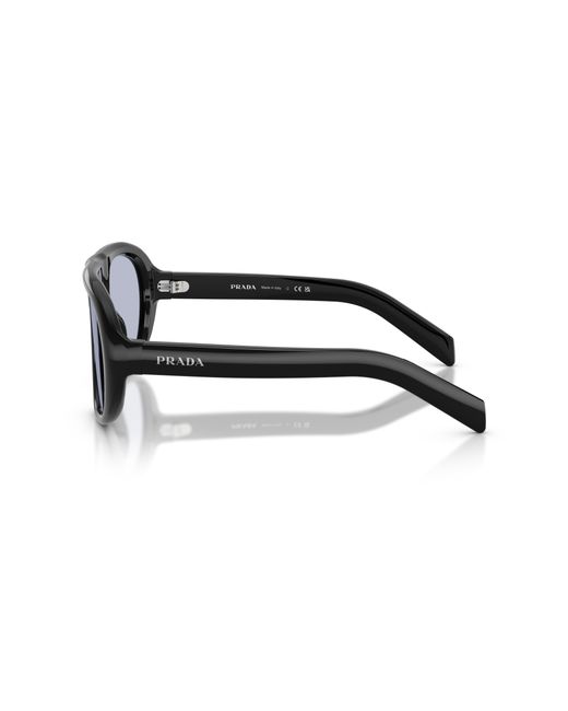 Prada Black Pr C05S 16K30X Sunglasses Acetate Geometric Normal