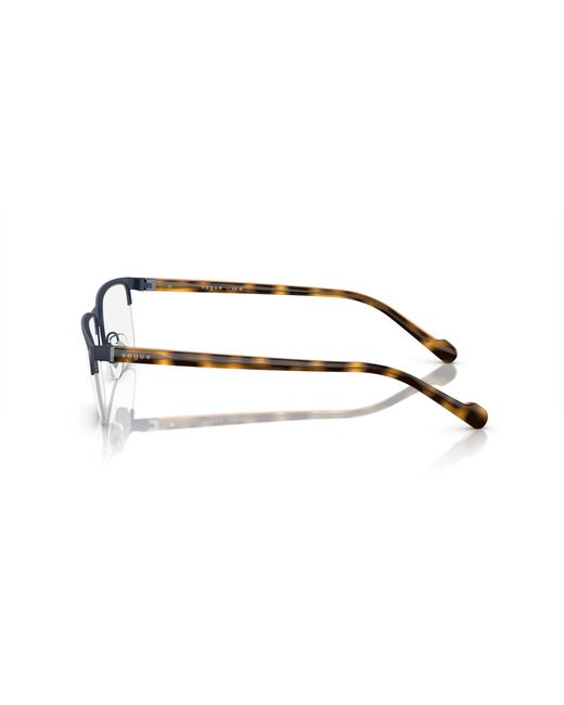Vogue Eyewear Black Vo4292 5189S Optical Frames Metal Transparent Squared Normal for men