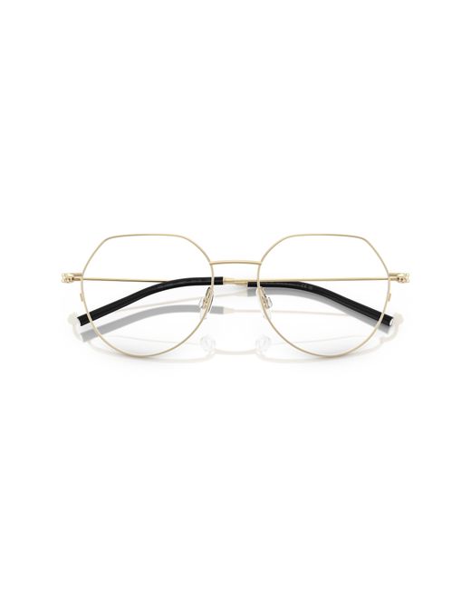 Moncler Black Me1002 1007 Optical Frames Steel Transparent Geometric Normal