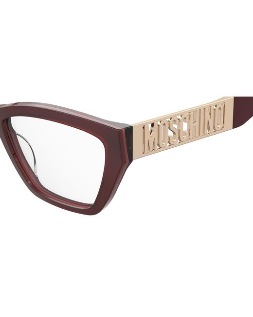 Moschino Black Mos634 Lhf Optical Frames Acetate Cat Eye