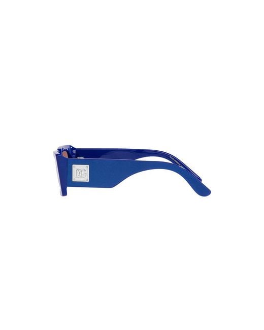 Dolce & Gabbana Blue Dg4416 337833 Sunglasses Plastic Light/ Squared Mirrored