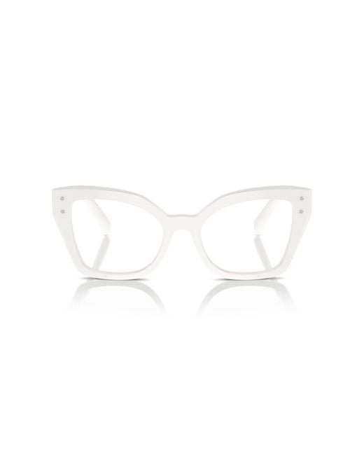 Dolce & Gabbana Black Dg3386 3312 Optical Frames Acetate Transparent Butterfly Normal