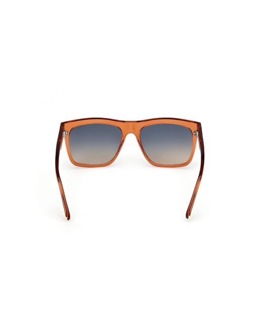 Guess Black Gu00222 42X Sunglasses Injected Squared Normal for men