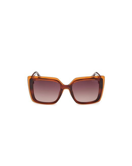 Guess Multicolor Gu7908 52F Sunglasses Injected Squared Normal Shaded
