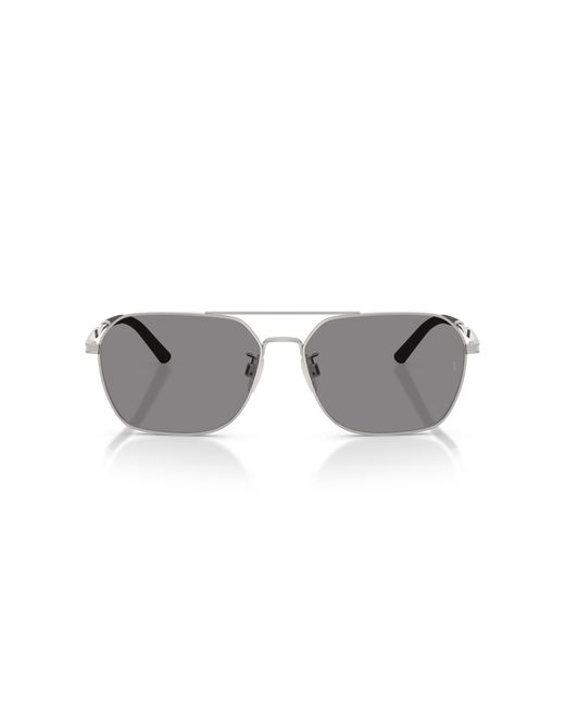 Oliver Peoples Black Ov1377S R-17 503627 Sunglasses Steel Geometric Polarized for men