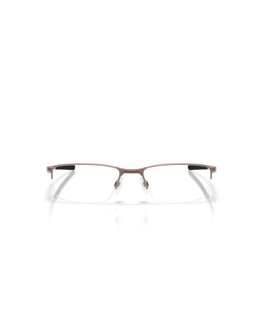 Oakley Black Ox3218 Socket 5.5 321818 Optical Frames Metal Transparent Squared Normal for men