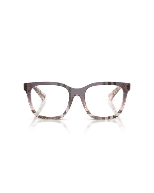 Burberry Black Be2455 4220 Optical Frames Acetate Transparent Squared Normal
