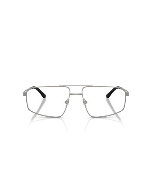 Emporio Armani Black Ea1184 3045 Optical Frames Metal Transparent Pilot Normal for men