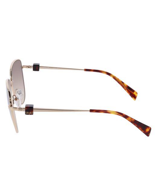 Liu Jo Black Lj161S 731 Sunglasses Metal Pilot Normal