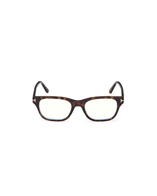 Tom Ford Black Ft6120-B 052 Optical Frames Acetate Squared Normal for men