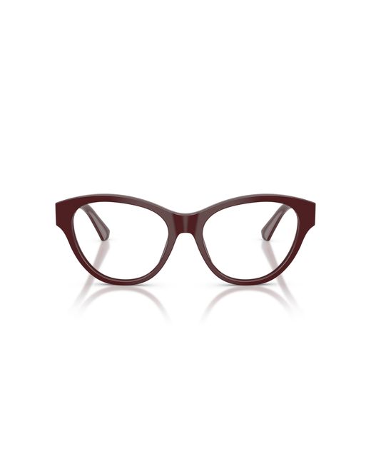 Burberry Black Be2458 4119 Optical Frames Acetate Transparent Cat Eye Normal