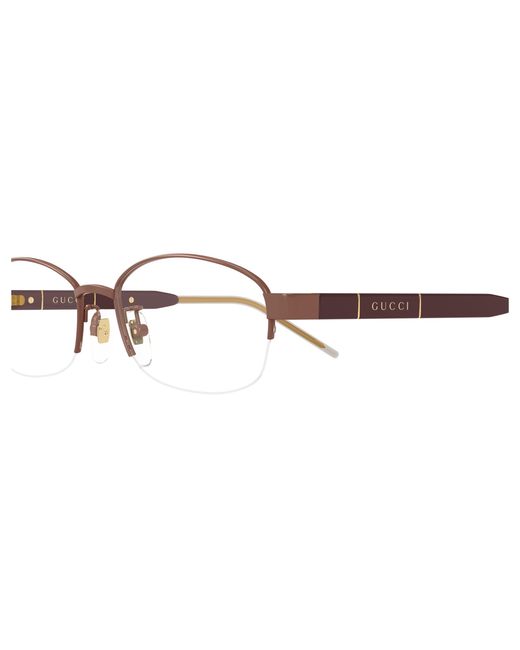 Gucci Black Gg1742Oj 003 Optical Frames Titanium Transparent Round