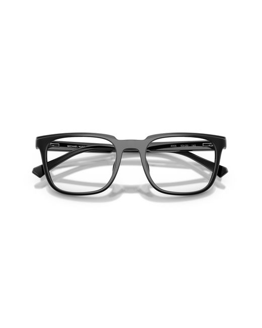 Michael Kors Black Mk4192U Lahaina 3005 Optical Frames Injected Transparent Squared Normal for men