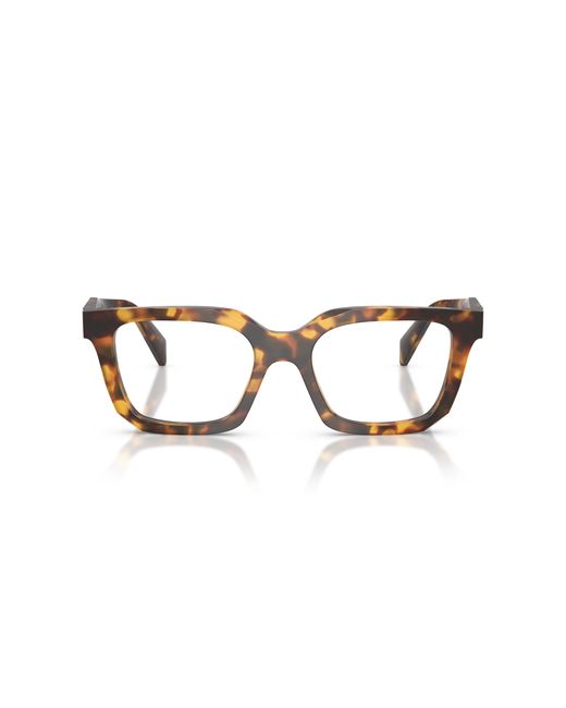 Prada Black Pr C08V 14L1O1 Optical Frames Acetate Geometric Normal