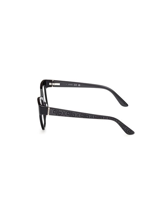 Guess Black Gu50233 001 Optical Frames Acetate Squared Normal