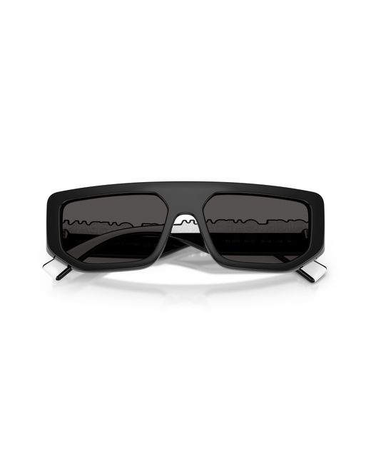 Dolce & Gabbana Black Dg6203 501/87 Sunglasses Injected Squared Normal
