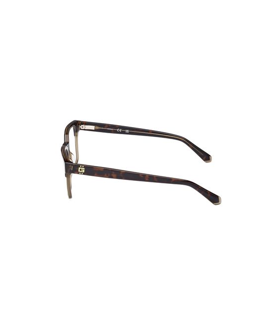 Guess Black Gu50094 056 Optical Frames Acetate Squared Normal for men