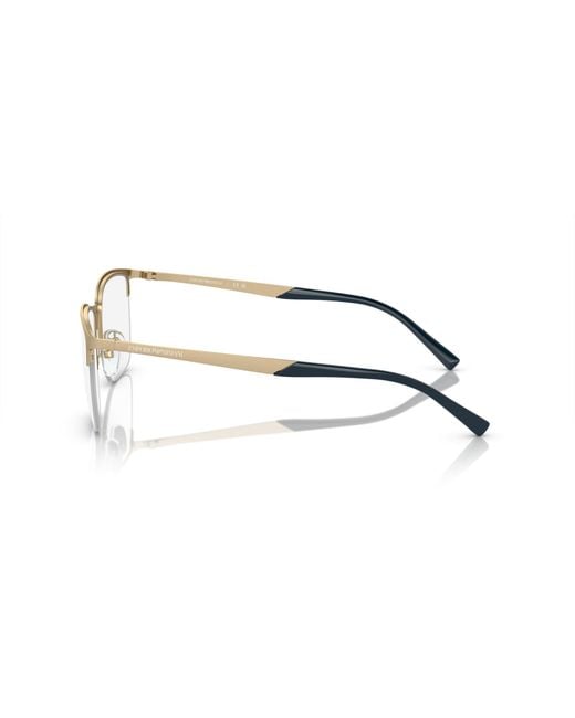 Emporio Armani Black Ea1151 3002 Optical Frames Metal Transparent Pillow Normal for men