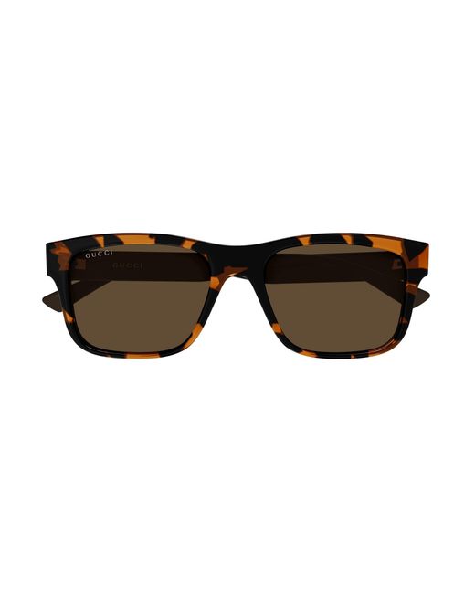 Gucci Black Gg2085S 003 Sunglasses Injected Squared for men