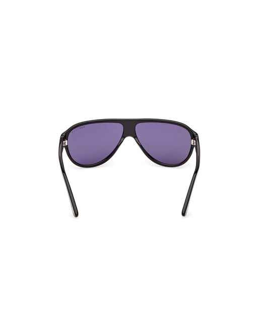 Tom Ford Black Ft1336 Samuele-02 01V Sunglasses Acetate Pilot Normal for men