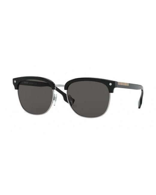 Burberry Black Be4317 Aubrey 300187 Sunglasses Plastic Squared for men