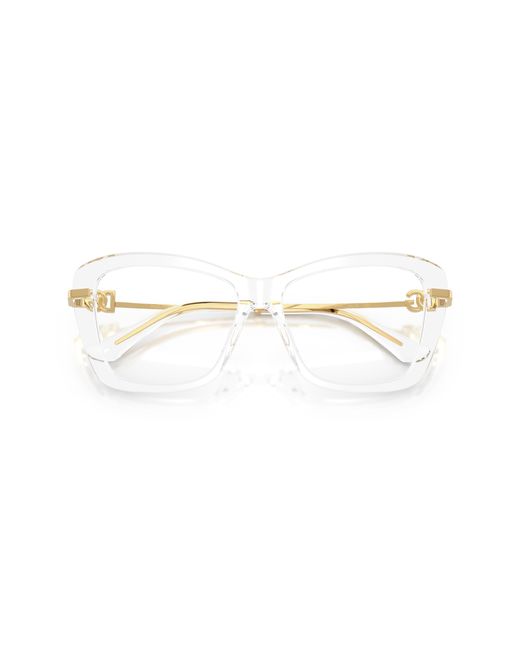 Dolce & Gabbana Black Dg3439 3133 Optical Frames Acetate Squared Normal