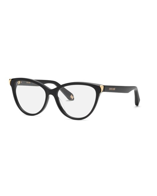 Roberto Cavalli Black Vrc102M 700 Optical Frames Acetate Butterfly