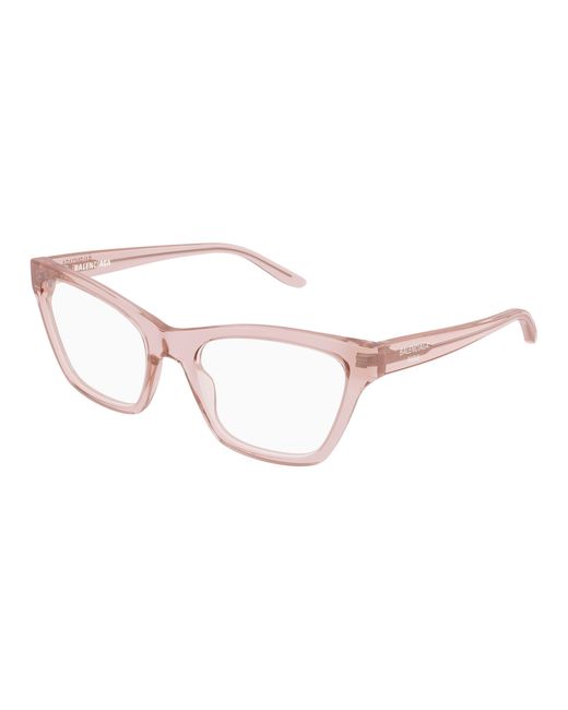 Balenciaga Black Bb0440O 007 Optical Frames Acetate Transparent Cat Eye