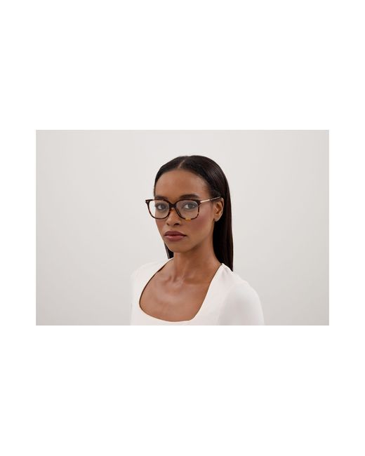 McQueen Black Am0554O 007 Optical Frames Acetate Transparent Cat Eye