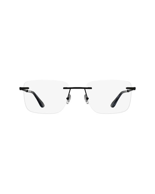 Lacoste Black L2324 002 Optical Frames Metal Squared Normal for men