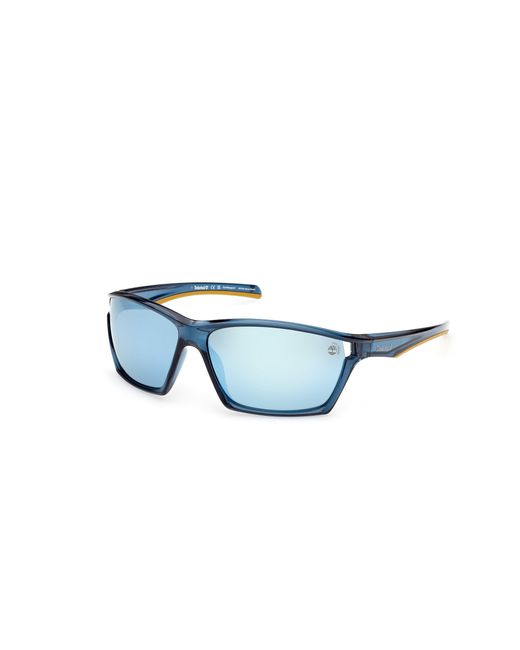 Timberland Black Tb00055 90D Sunglasses Injected Squared Polarized for men