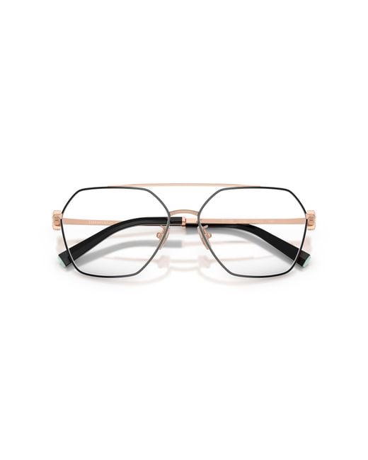 Tiffany & Co Black Tf1169 6105 Optical Frames Steel Geometric Normal