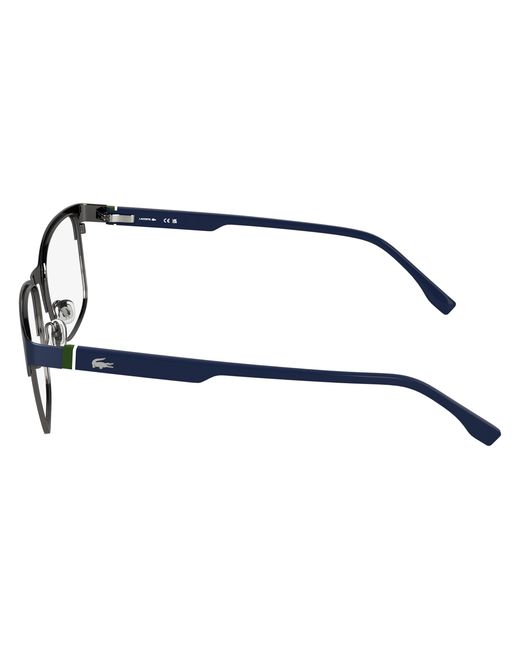 Lacoste Black L2319 002 Optical Frames Metal Squared Normal for men