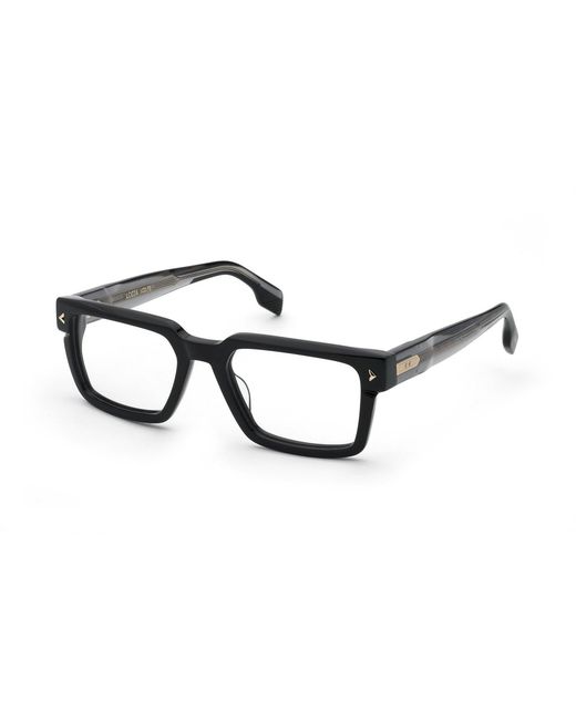 Lozza Black Vl4381M Adagio 7 700Y Optical Frames Acetate Squared for men