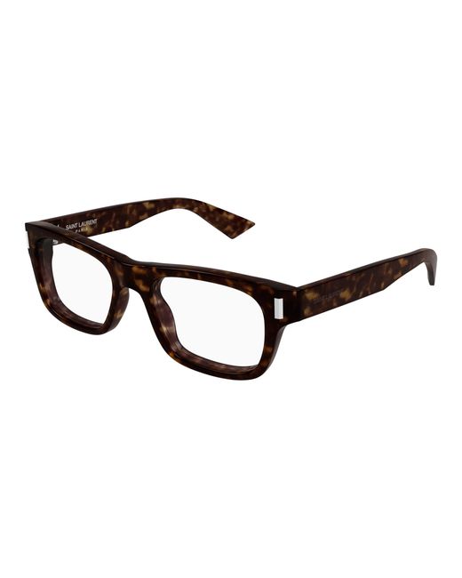 Saint Laurent Black Sl 83 Opt 002 Optical Frames Acetate Transparent Squared