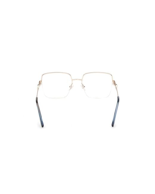 Guess Black Gu50347 032 Optical Frames Metal Squared Normal